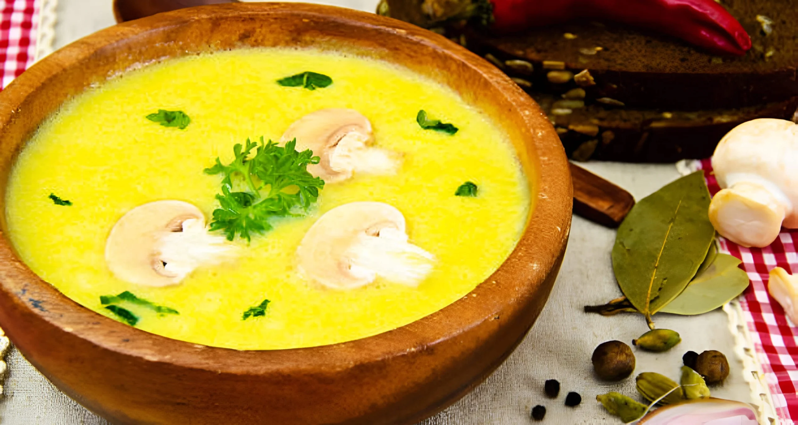 Golden Mushroom Soup Recipe