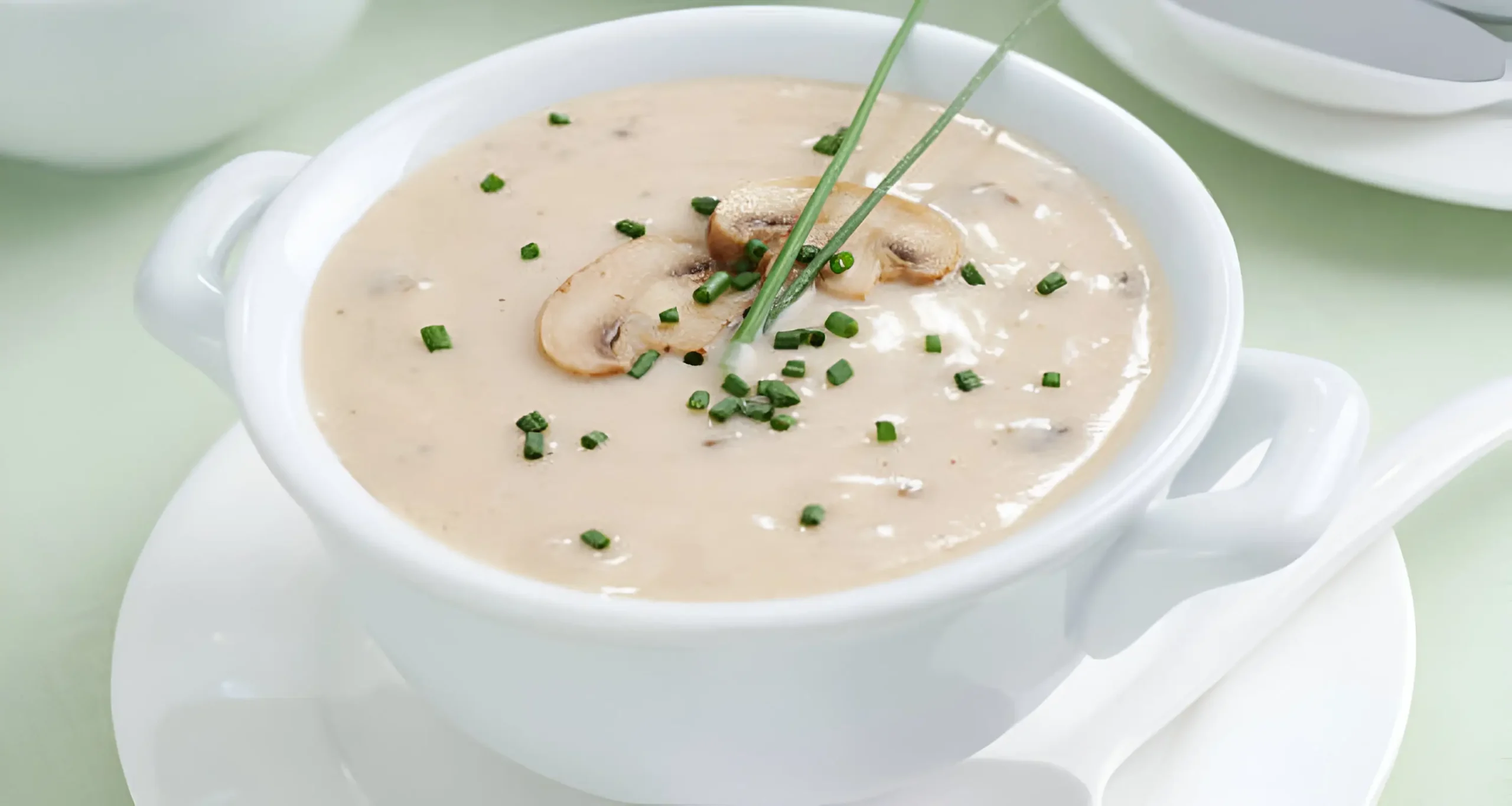 mushroom bisque soup