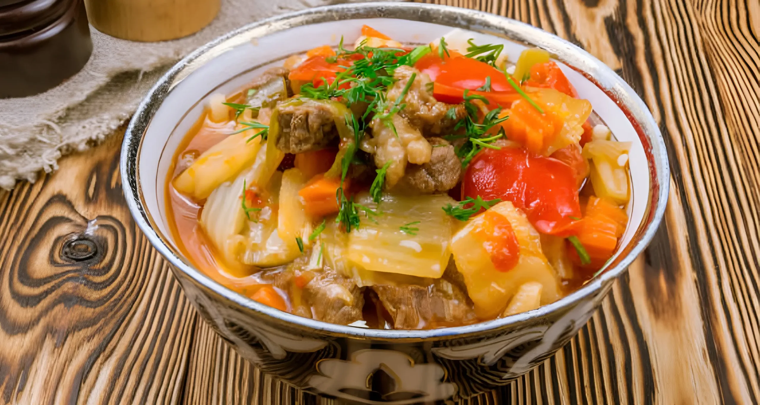 sweet and sour cabbage soup