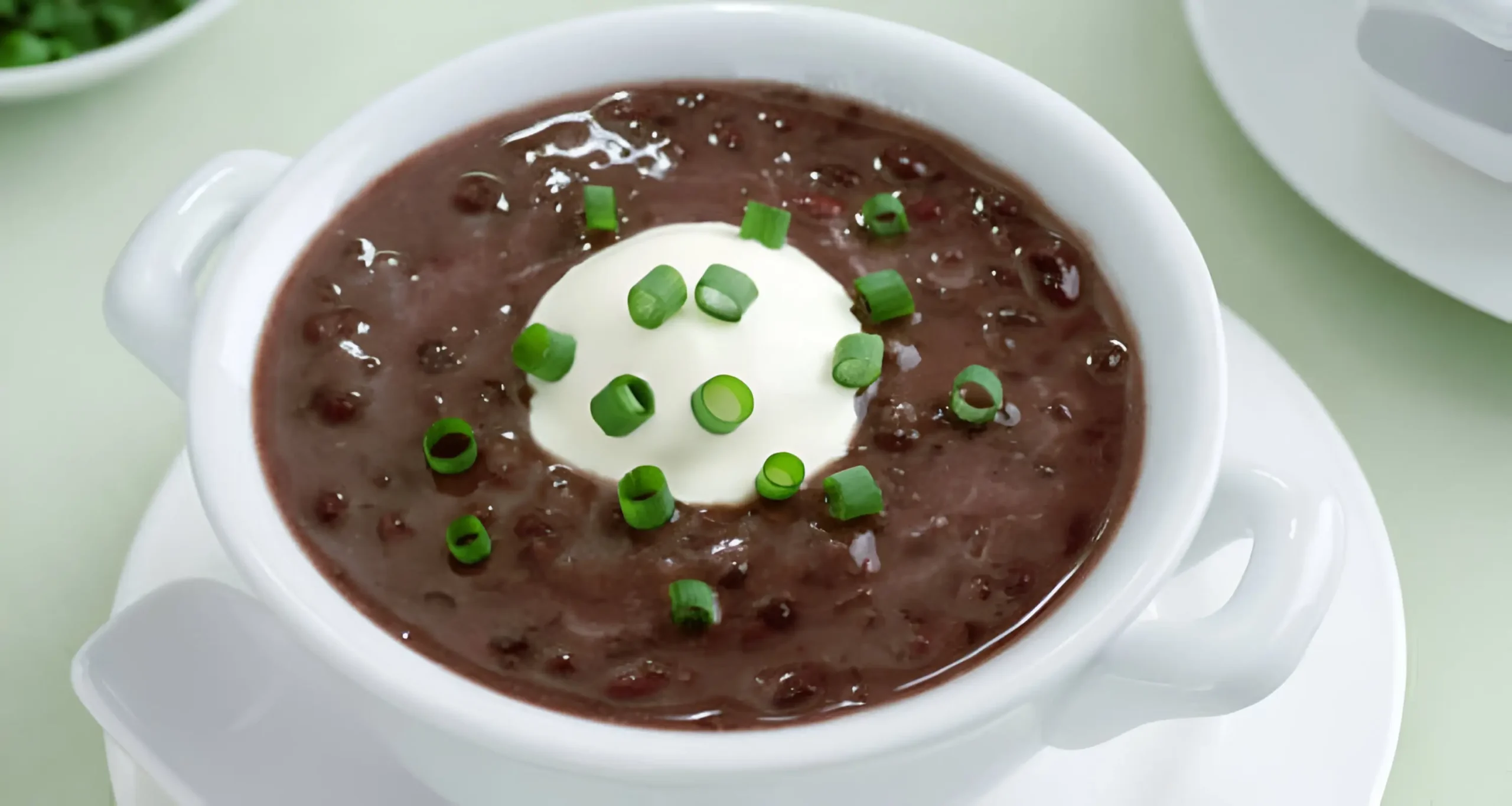 Black Bean Coconut Soup