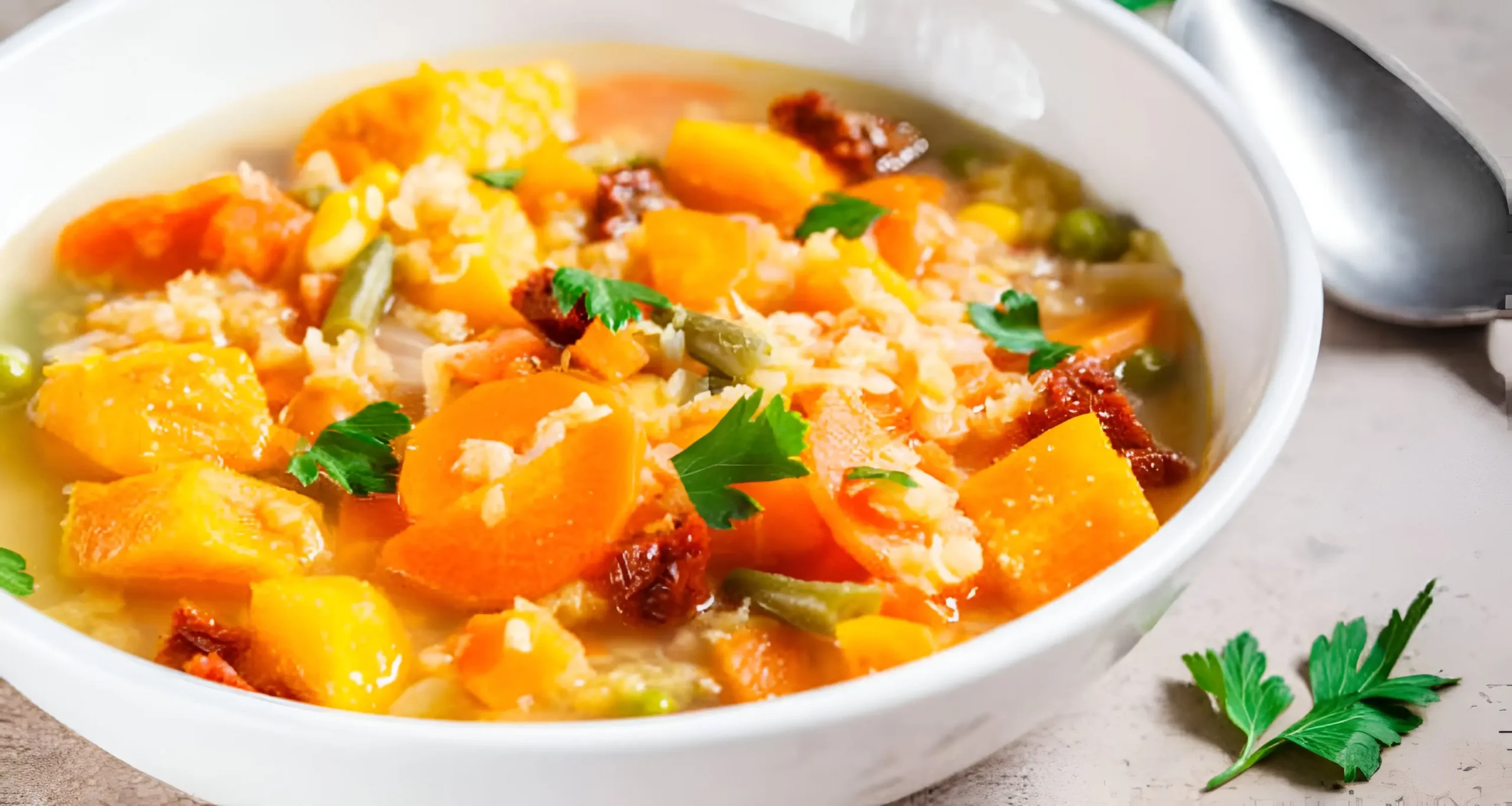 high protein vegan soup