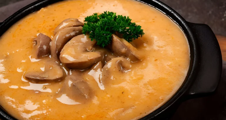 Golden Cream Of Mushroom Soup