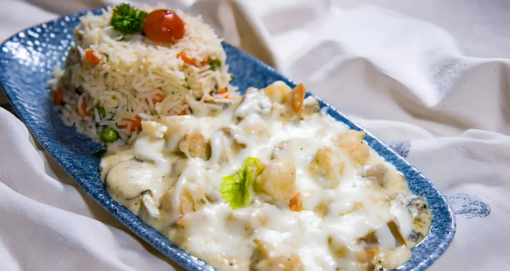 Rice Cream Of Mushroom Chicken Casserole
