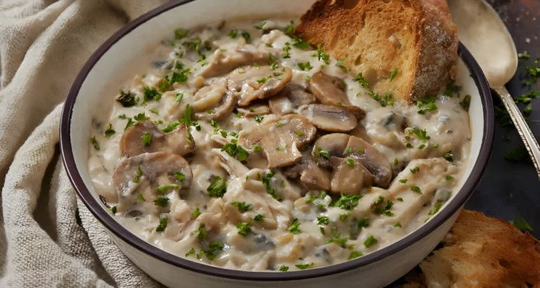 Rotisserie Chicken Mushroom Soup