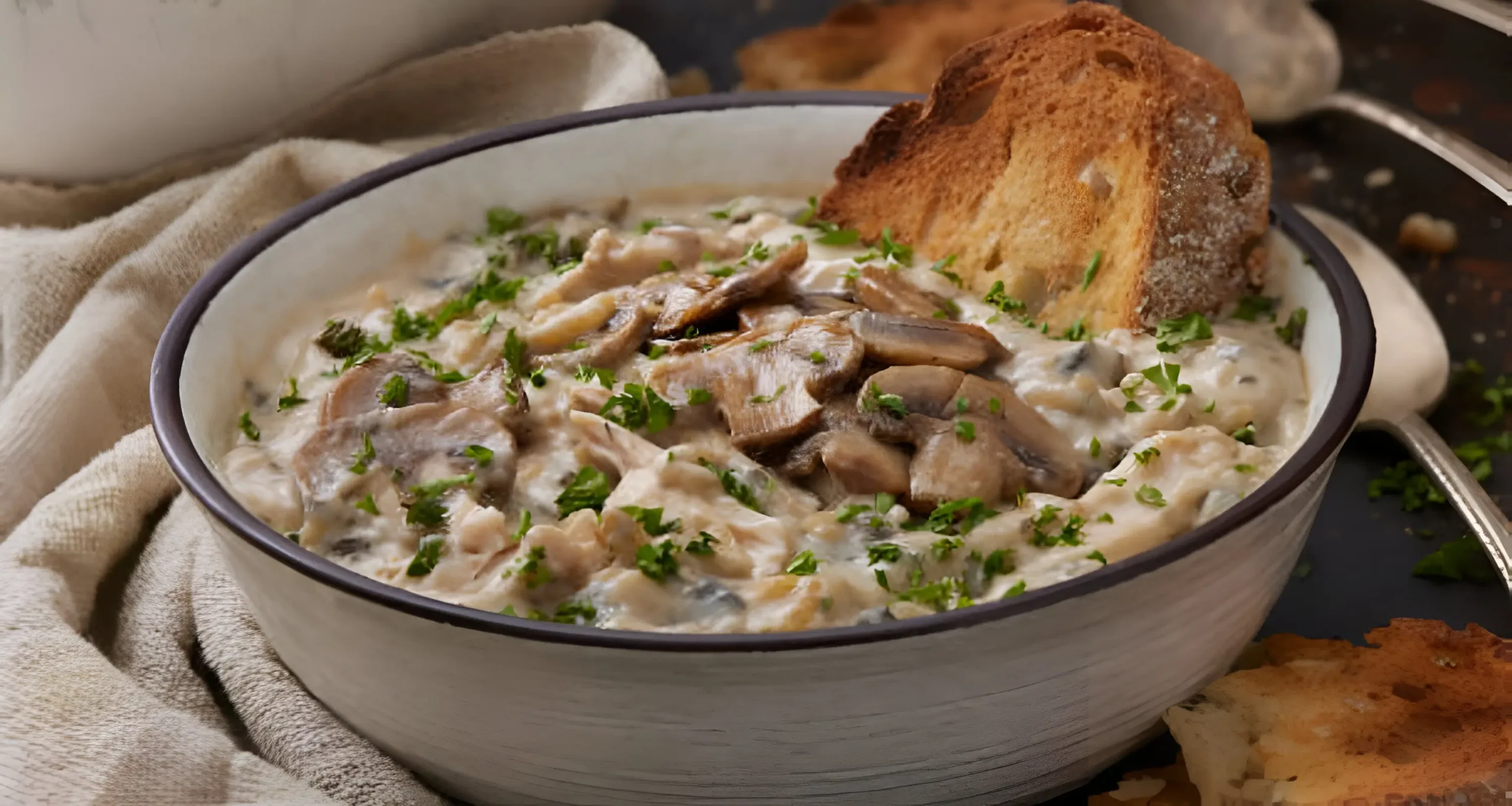 chicken and mushroom soup